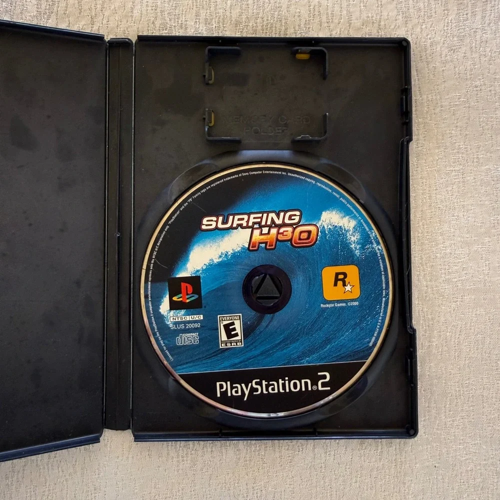 Surfing H3O Sony PlayStation 2 PS2 Game Disc Only Untested Rockstar Games